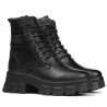 Botines de mujer 3353 negro combinado