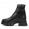 Botines de mujer 3353 negro combinado