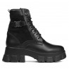 Botines de mujer 3353 negro combinado