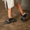 Botas de mujer 3351 negro combinado
