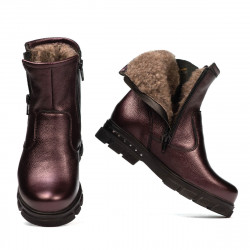 Botas para niños 3020 púrpura nacarado