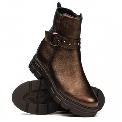 Botines mujer 3352 bronce