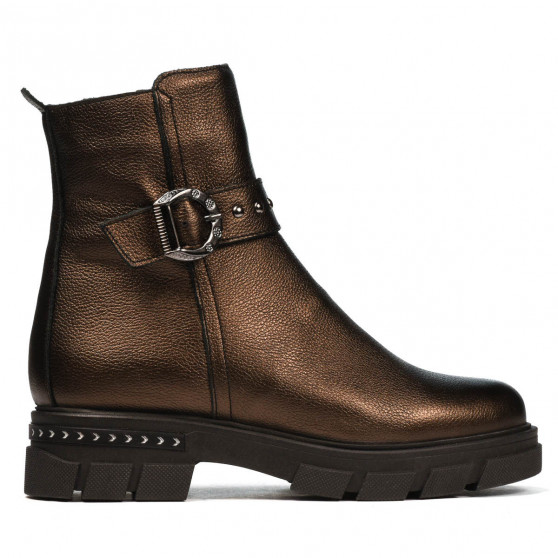 Botines mujer 3352 bronce