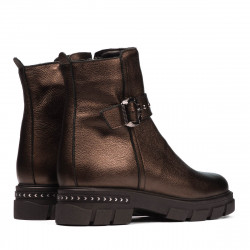 Botines mujer 3352 bronce