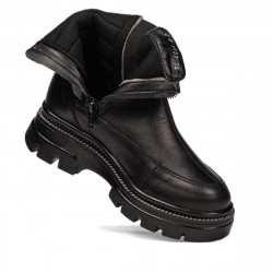Botas de mujer 3357 negro combinado