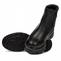 Botas de mujer 3357 negro combinado