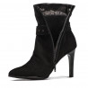 Botines mujer 1182 negro antílope