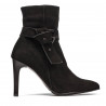 Botines mujer 1182 negro antílope