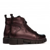Botines de mujer 3355 morado nacarado