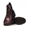Botines de mujer 3355 morado nacarado