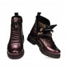 Botines de mujer 3355 morado nacarado