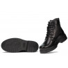 Botas adolescentes 4007 negro combinado