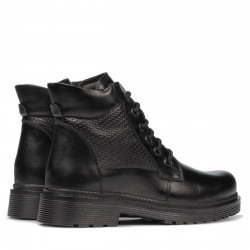 Botas adolescentes 4007 negro combinado