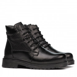 Botas adolescentes 4007 negro combinado