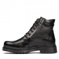 Botas adolescentes 4007 negro combinado