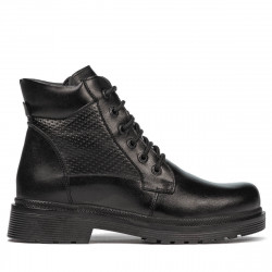 Botas adolescentes 4007 negro combinado