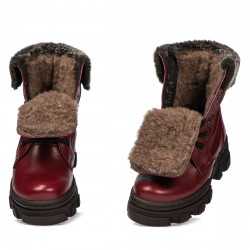 Botas niños 3022 burdeos