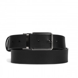 Cinturón hombres 35b negro+negro mate