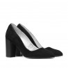 Zapatos elegantes de mujer 1278 negro antílope