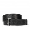 Cinturón hombre 01b negro prensado
