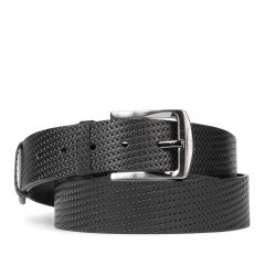 Cinturón hombre 01b negro prensado