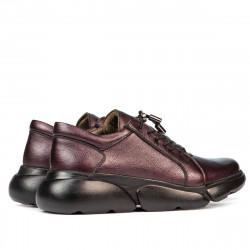 Zapatos casuales de mujer 6032 púrpura nacarado
