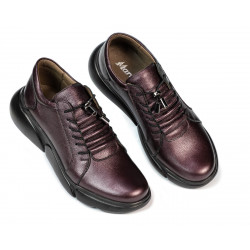 Zapatos casuales de mujer 6032 púrpura nacarado