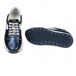 Zapatos para niños 2005 índigo sifef+blanco