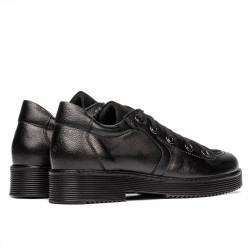 Zapatos casuales para mujer 6026 negro combinado