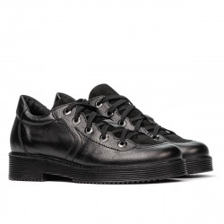Zapatos casuales para mujer 6026 negro combinado