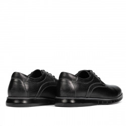 Zapatos casuales 929 negro combinado