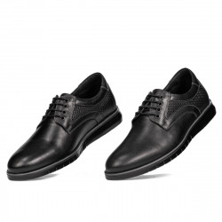 Zapatos casuales 929 negro combinado