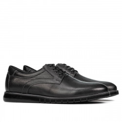 Zapatos casuales 929 negro combinado