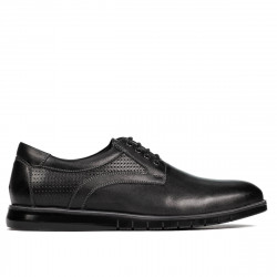 Zapatos casuales 929 negro combinado