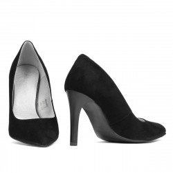 Zapatos elegantes de mujer 1276 negro antilope