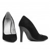 Zapatos elegantes de mujer 1276 negro antilope