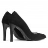Zapatos elegantes de mujer 1276 negro antilope