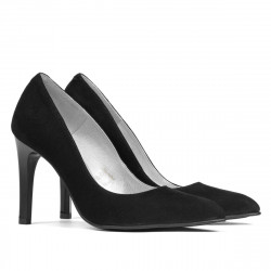 Zapatos elegantes de mujer 1276 negro antilope