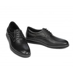 Zapatos casuales 929 negro combinado