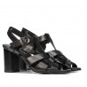 Sandalias mujer 1284 negro