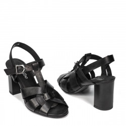 Sandalias mujer 1284 negro