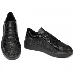 Zapatos casuales/deportivos 6035 negro combinado