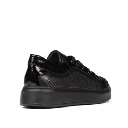 Zapatos casuales/deportivos 6035 negro combinado