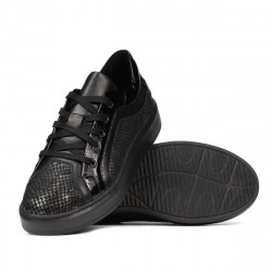 Zapatos casuales/deportivos 6035 negro combinado