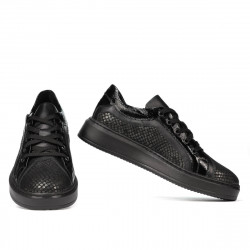 Zapatos casuales/deportivos 6035 negro combinado