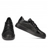 Zapatos casuales/deportivos 6035 negro combinado