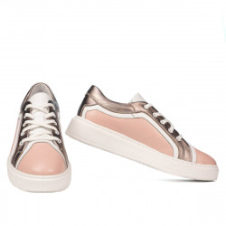 Zapatos casuales/deportivos 6035 rosa combinado