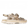 Sandalias de dama 5075 dorado
