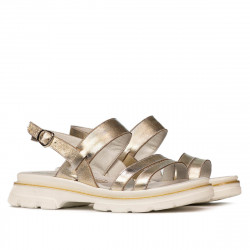 Sandalias de dama 5075 dorado