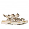 Sandalias de dama 5075 dorado